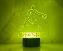 Load image into Gallery viewer, Personalized Basketball LED Night Light.