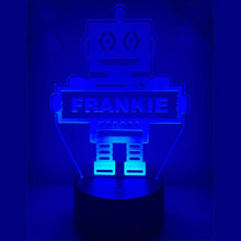 Load image into Gallery viewer, Personalized Robot LED Night Light