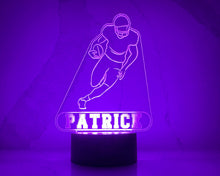 Load image into Gallery viewer, Personalized Football LED Night Light.