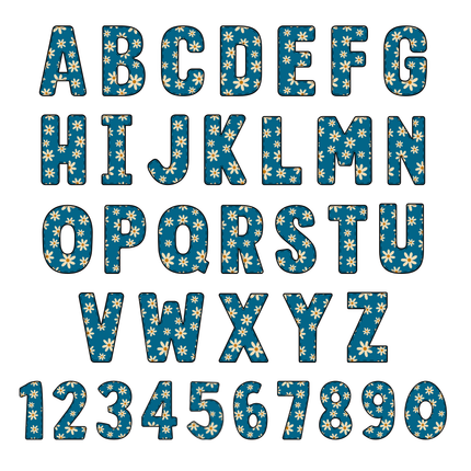 Daisy Blue Letters