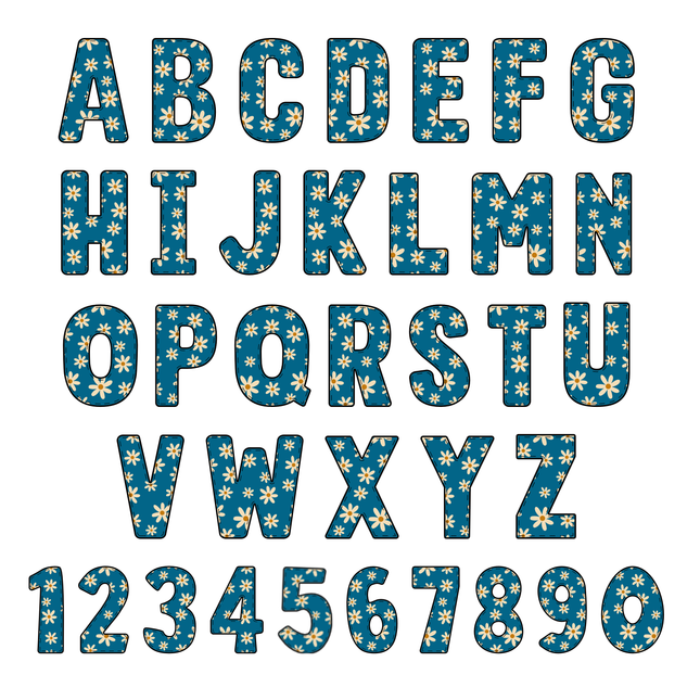 Daisy Blue Letters
