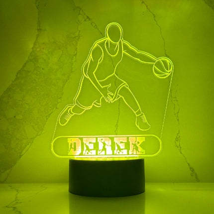 Personalized Basketball LED Night Light.