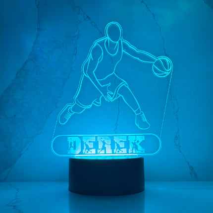 Personalized Basketball LED Night Light.