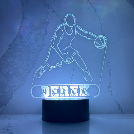 Personalized Basketball LED Night Light.