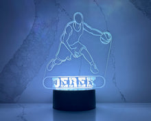 Load image into Gallery viewer, Personalized Basketball LED Night Light.
