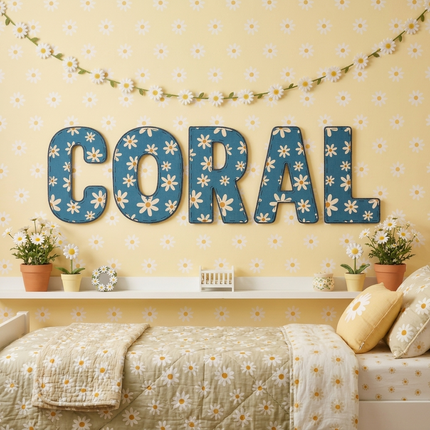 Daisy Blue Letters
