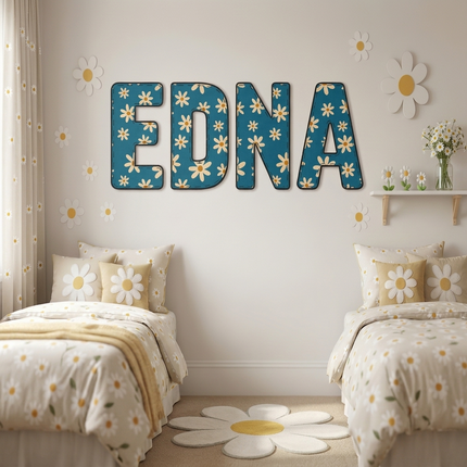 Daisy Blue Letters