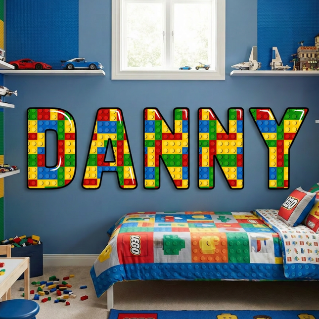 Building Blocks Name Sign