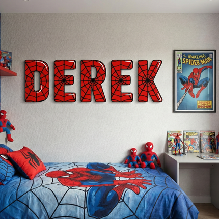 Spiderweb Name Sign