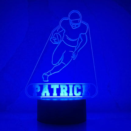 Personalized Football LED Night Light.