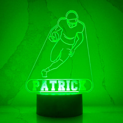 Personalized Football LED Night Light.