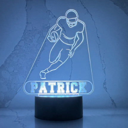 Personalized Football LED Night Light.