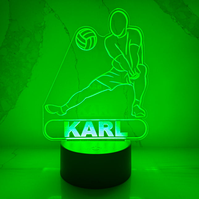 Personalized Volleyball LED Night Light.