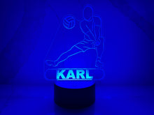 Load image into Gallery viewer, Personalized Volleyball LED Night Light.
