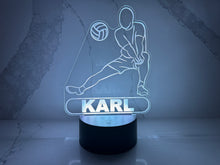 Load image into Gallery viewer, Personalized Volleyball LED Night Light.
