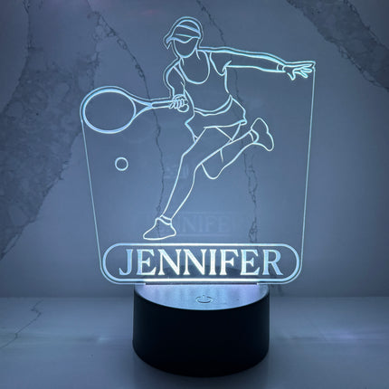 Personalized Tennis LED Night Light.
