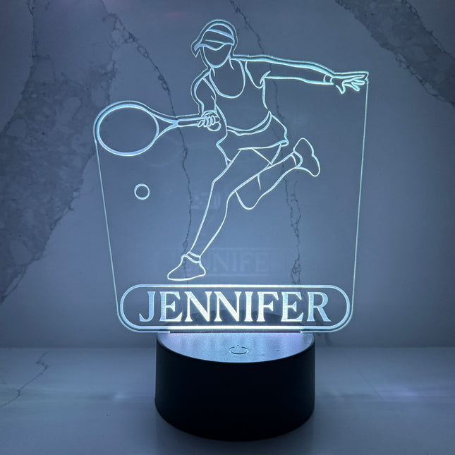 Personalized Tennis LED Night Light.