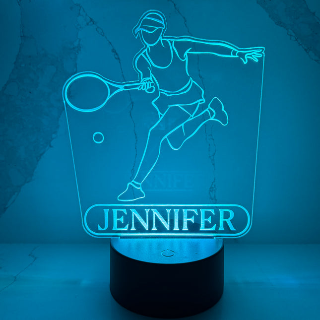 Personalized Tennis LED Night Light.