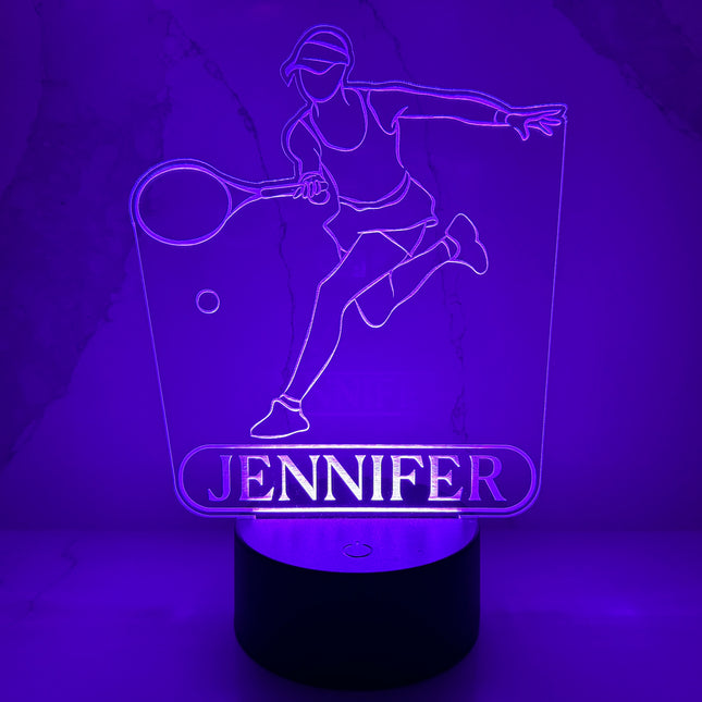 Personalized Tennis LED Night Light.