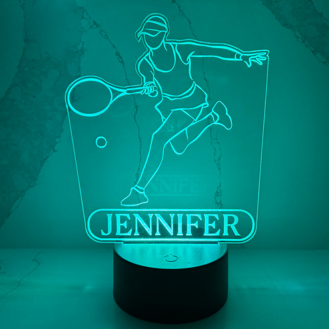 Personalized Tennis LED Night Light.