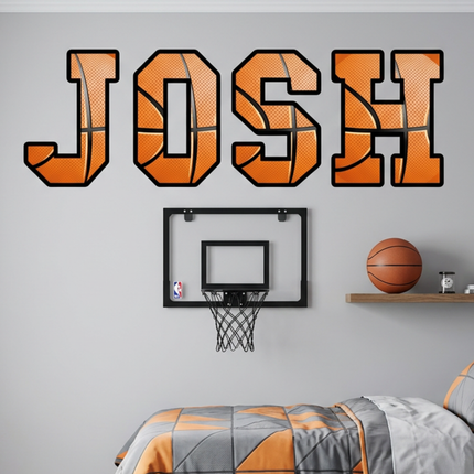 Basketball Name Sign
