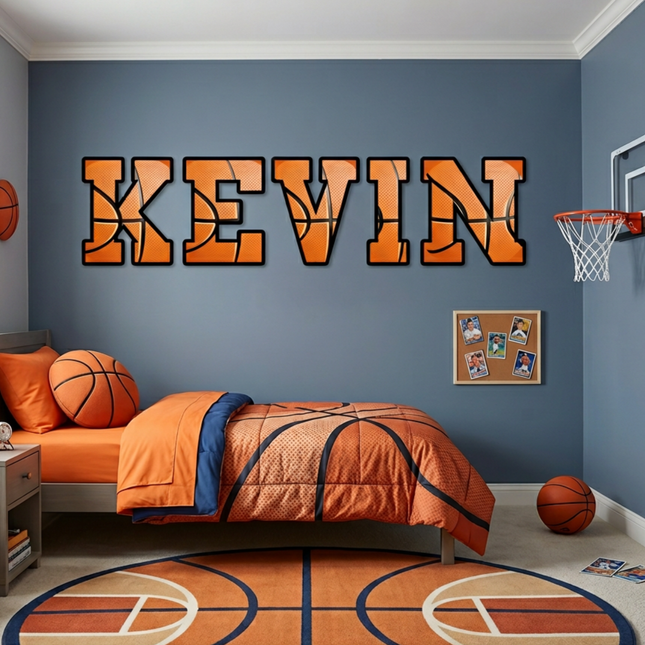 Basketball Name Sign