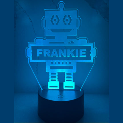 Personalized Robot LED Night Light