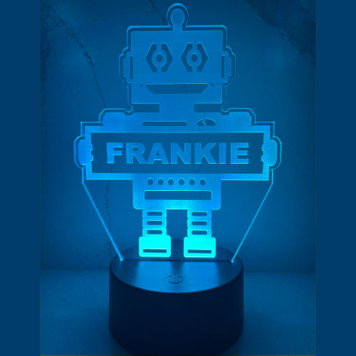 Personalized Robot LED Night Light