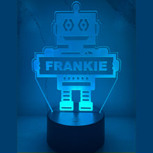 Load image into Gallery viewer, Personalized Robot LED Night Light
