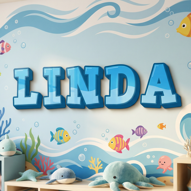 Water Name Sign