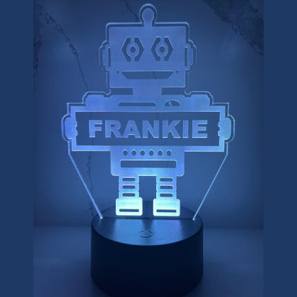 Personalized Robot LED Night Light