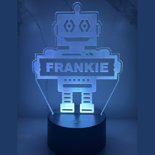 Personalized Robot LED Night Light