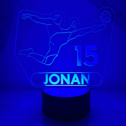 Personalized Soccer LED Night Light.