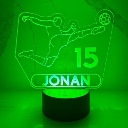 Personalized Soccer LED Night Light.