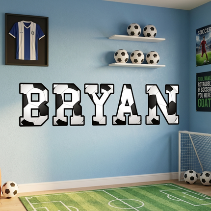 Soccer Name Sign