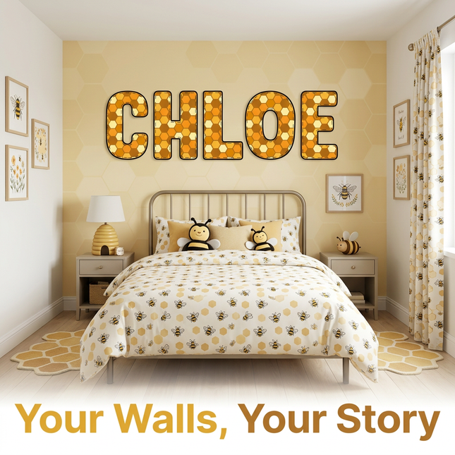 Honeycomb Name Sign