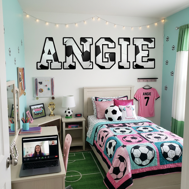 Soccer Name Sign