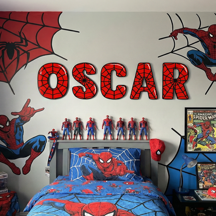 Spiderweb Name Sign